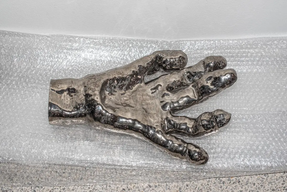 In Barbara Kapusta's art, parts of the body can take different conditions and dissolve, hands keep returning to her.