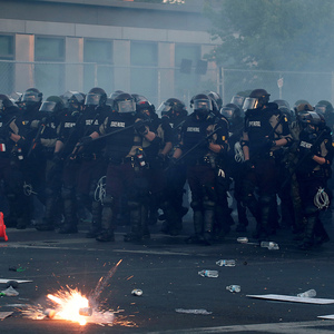 Protest against the death in Minneapolis police custody of George Floyd in Minneapolis