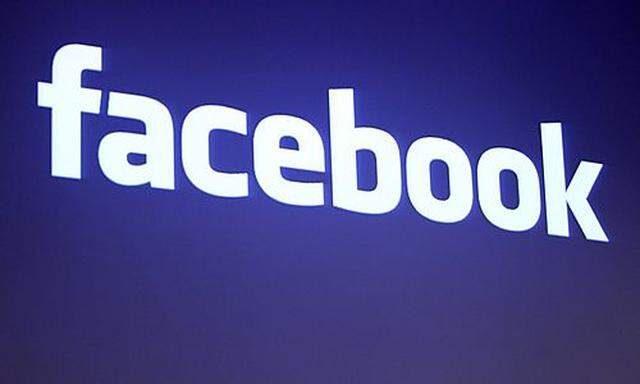 File photo of the Facebook logo at the company headquarters in Palo Alto