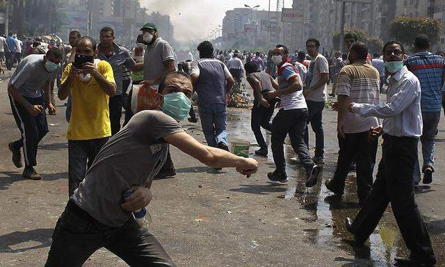 Mursi-Anhänger bei Protesten am Mittwoch.