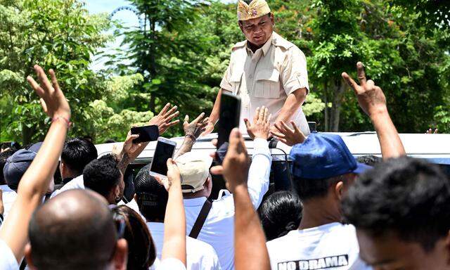 Verteidigungsminister Prabowo Subianto.