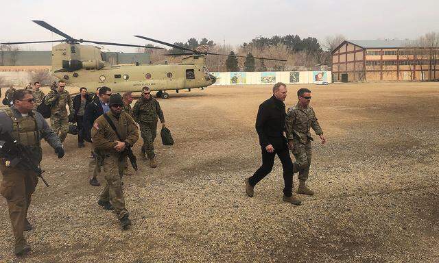 US-Verteidigungsminister Patrick Shanahan reiste nach Kabul.