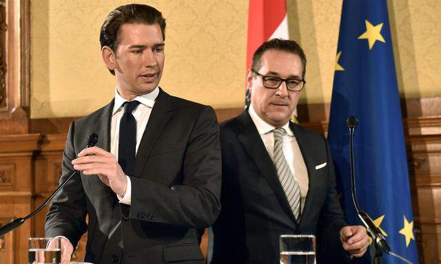 Die Parteichefs Sebastian Kurz und Heinz-Christian Strache müssen noch über einige Hürden hin zu einer gemeinsamen Regierung.