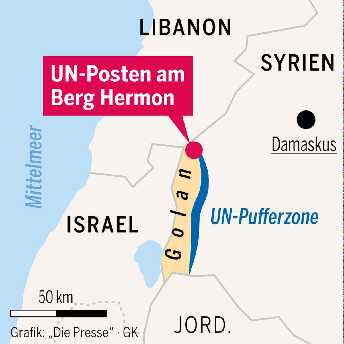 UN-Posten am Berg Hermon