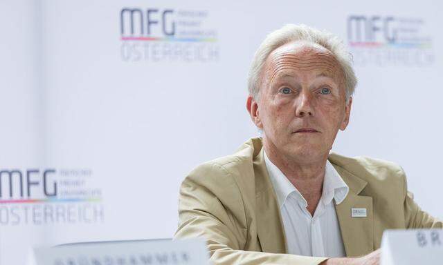Bundespräsidentschaftskandidat Michael Brunner (MFG) 