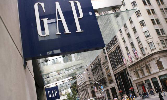 The Gap store is pictured on Fifth Avenue in New York