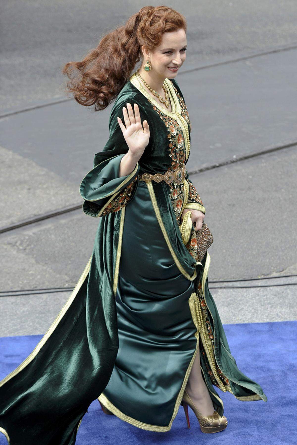Die Informatikerin Prinzessin Lalla Salma von Marokko verbreitete in Amsterdam orientalisches Flair.