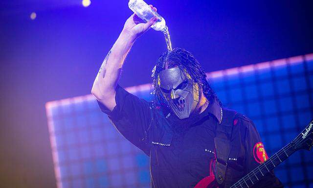 Slipknot live in Malmoe, Sweden Malmoe, Sweden. 15th, August 2022. The American heavy metal band Slipknot performs a li