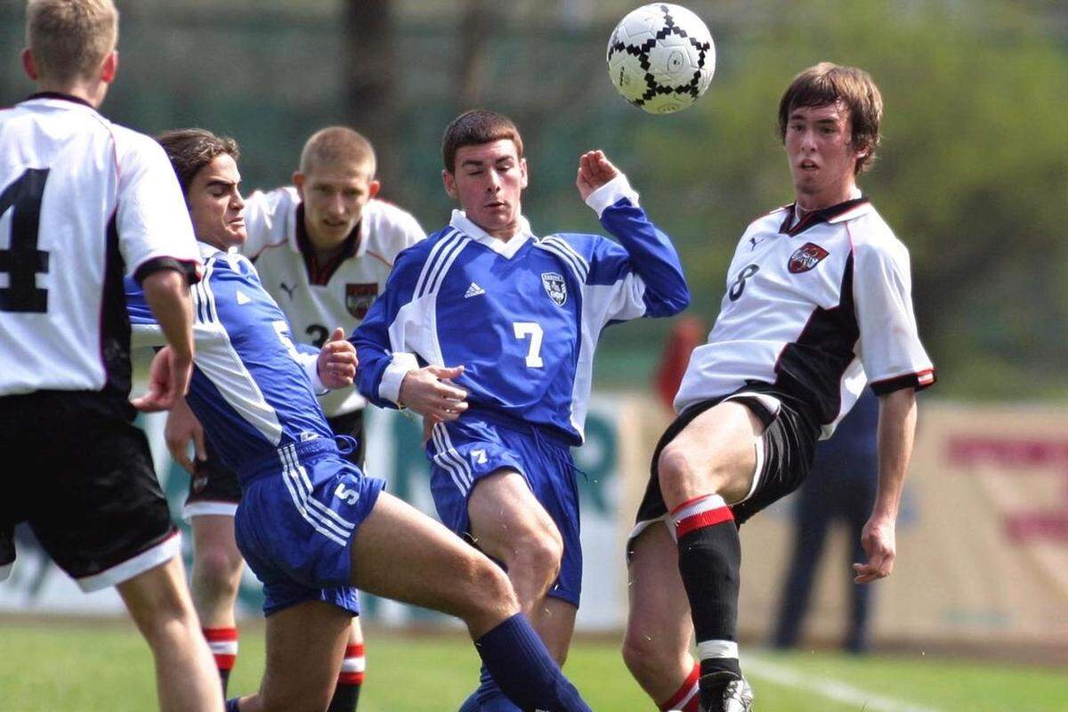 Einer seiner frühen Auftritte für Österreich: Ein Jugendturnier der U17-Auswahl gegen die USA im Jahr 2003.