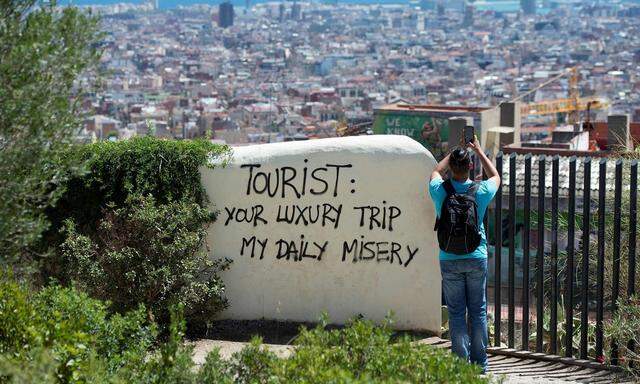 Touristenmassen: Nicht geliebt in Boomtown Barcelona.