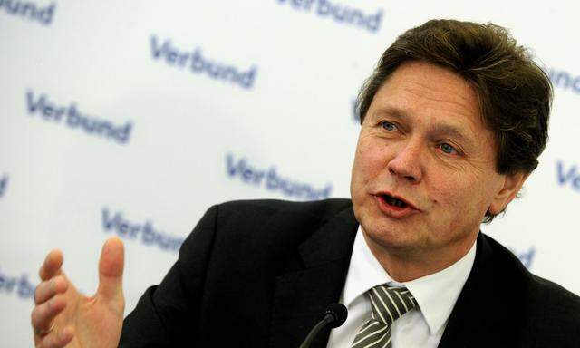 Verbund-Chef Wolfgang Anzengruber