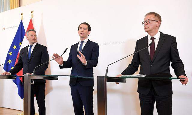 MINISTERRAT: NEHAMMER / KURZ / ANSCHOBER