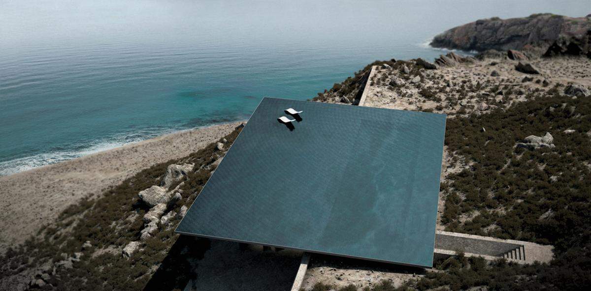Das Pool am Dach bietet zudem eine Wärmedämmung sowie Schutz vor Sonneneinstrahlung. 