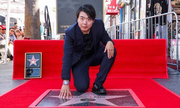 Lang Lang am Hollywood Boulevard