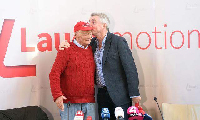Michael O'Leary mit Lauda