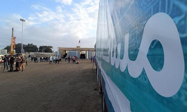 Rafah, der Grenzübergang zwischen Ägypten und dem Gazastreifen. 