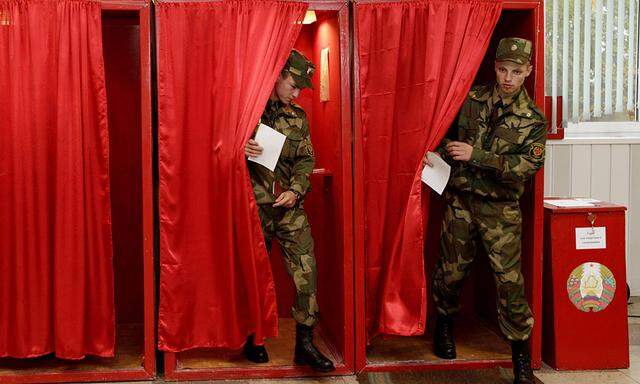 Weissrussland Streit Wahlbeteiligung