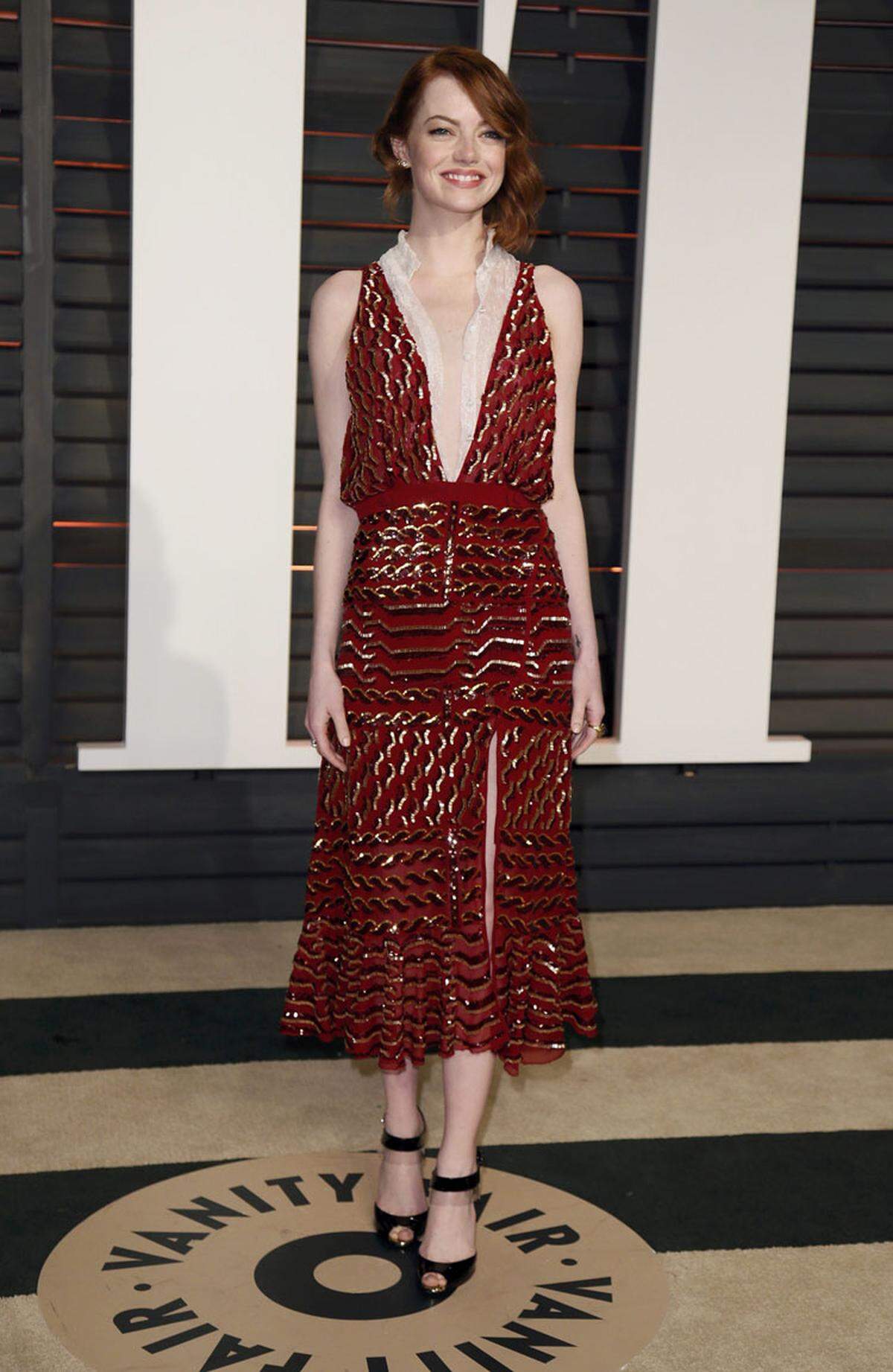 Emma Stone entschied sich für ein Kleid von Altuzarra.