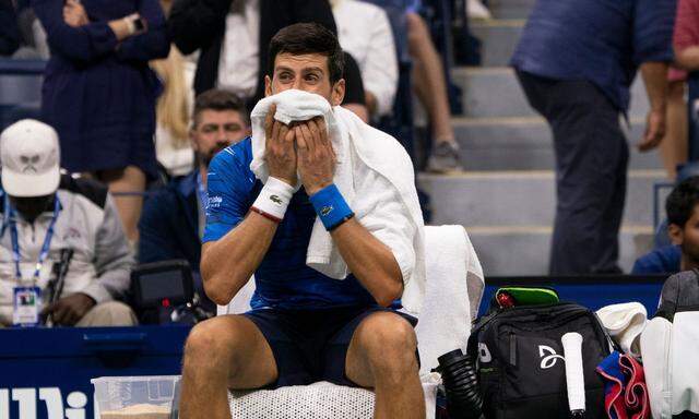 Der Titelverteidiger bei den Tennis-US-Open, Novak Djokovic, ist nicht mehr im Turnier vertreten. 