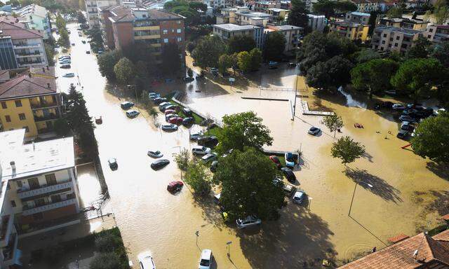 Überflutungen in Campi Bisenzio