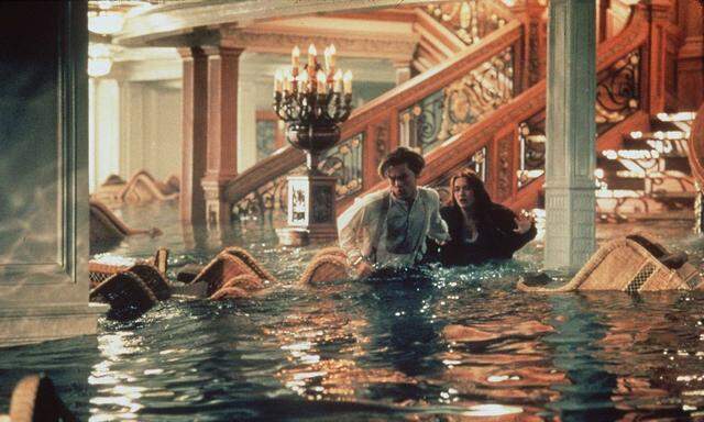 Leonardo DiCaprio und Kate Winslet in James Camerons "Titanic".