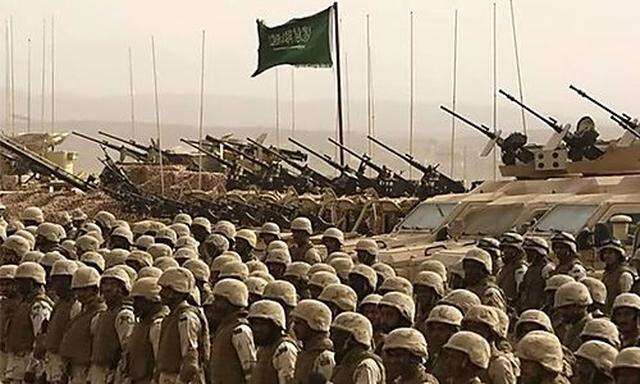 Saudische Truppen werden an der Grenze zusammengezogen