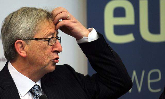 Da kann man schon ins Grübeln kommen: Jean-Claude Juncker will mehr Europa