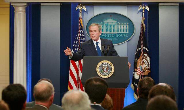 George W. Bush war in seiner Amtszeit auch kein Liebling der Medien.