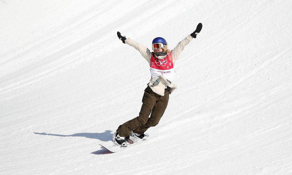 Ihrer Favoritenrolle wurde Snowboarderin Anna Gasser im Big Air gerecht und sprang zu Gold.
