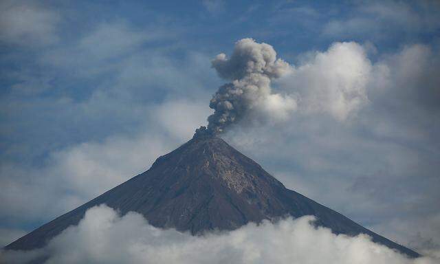 Der Volcán de Fuego, aufgenommen am vergangenen Dienstag.