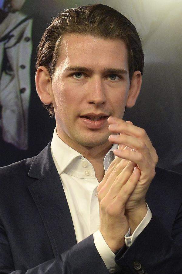  Sebastian Kurz  steigt zum Außenminister auf. Die Integrationsagenden könnte er dorthin mitnehmen.