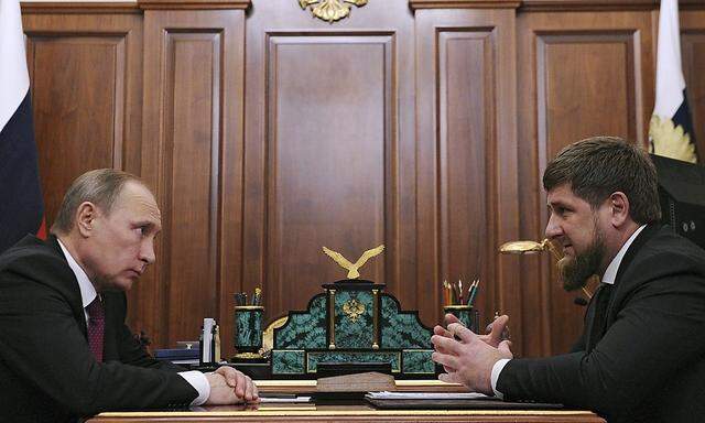 Wladimir Putin und Ramzan Kadyrov