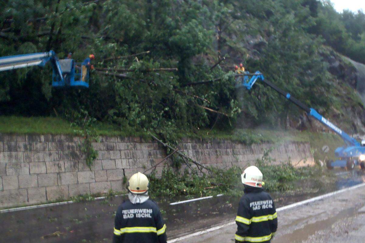 Feuerwehreinsatz am Dienstag (12. Juli) in Bad Ischl.