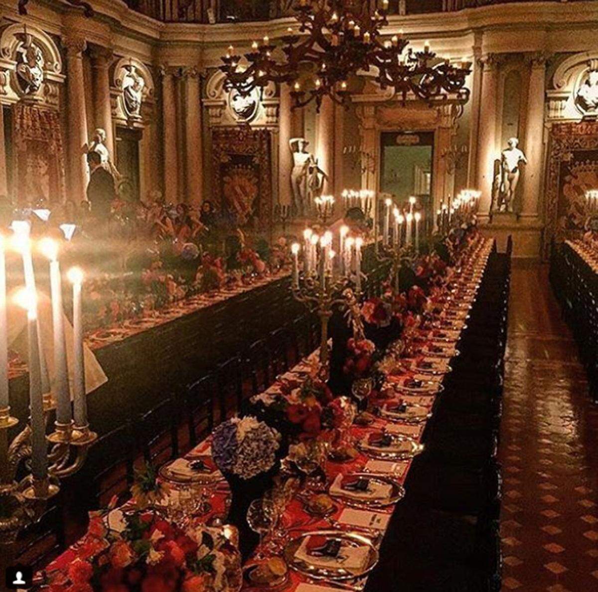 Ein opulentes Candellight-Dinner war dabei längst nicht der Höhepunkt der Veranstaltung.