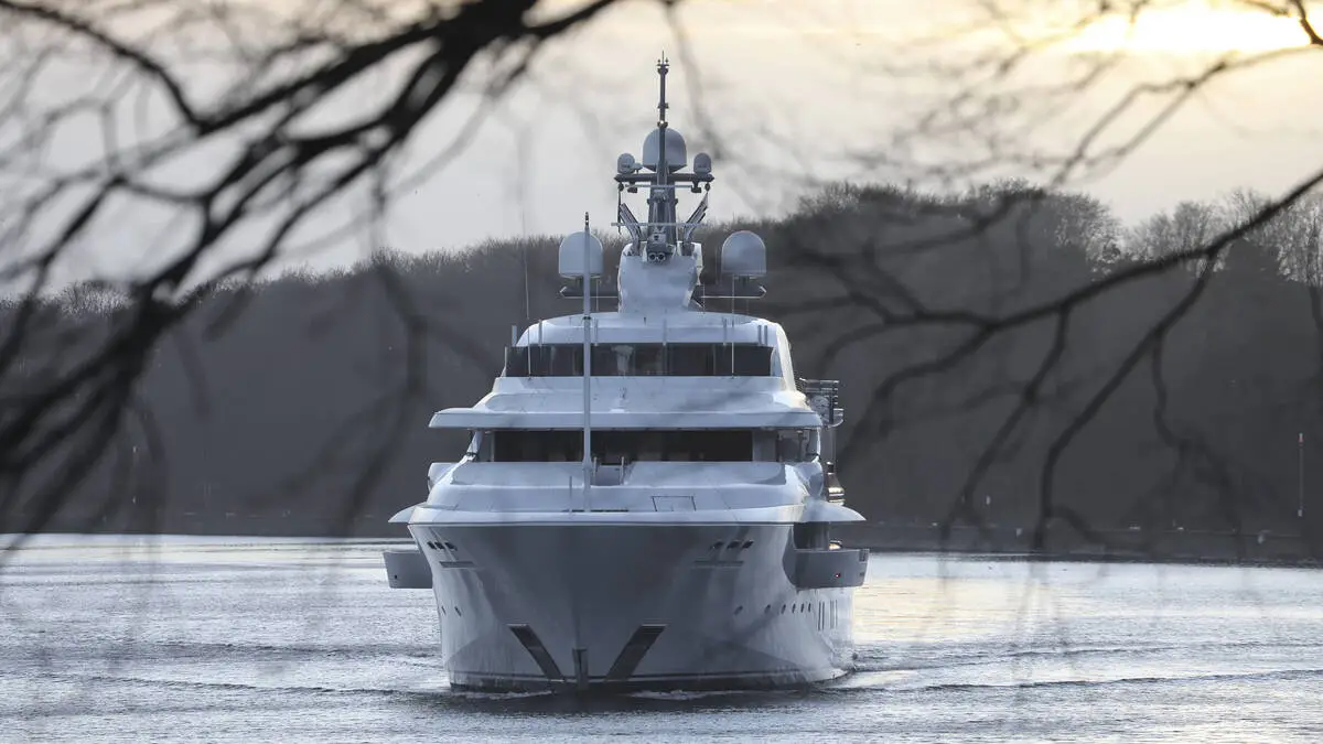 Putin's superyacht spotted off Denmark's coast