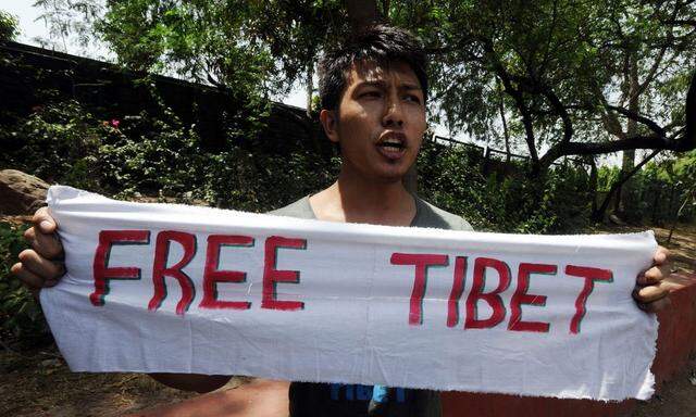 INDIA TIBET PROTEST
