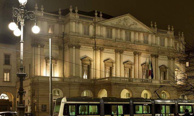 Das Opernhaus Scala in Mailand.