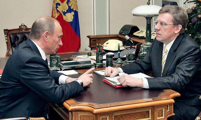 Wladimir Putin und Alexej Kudrin