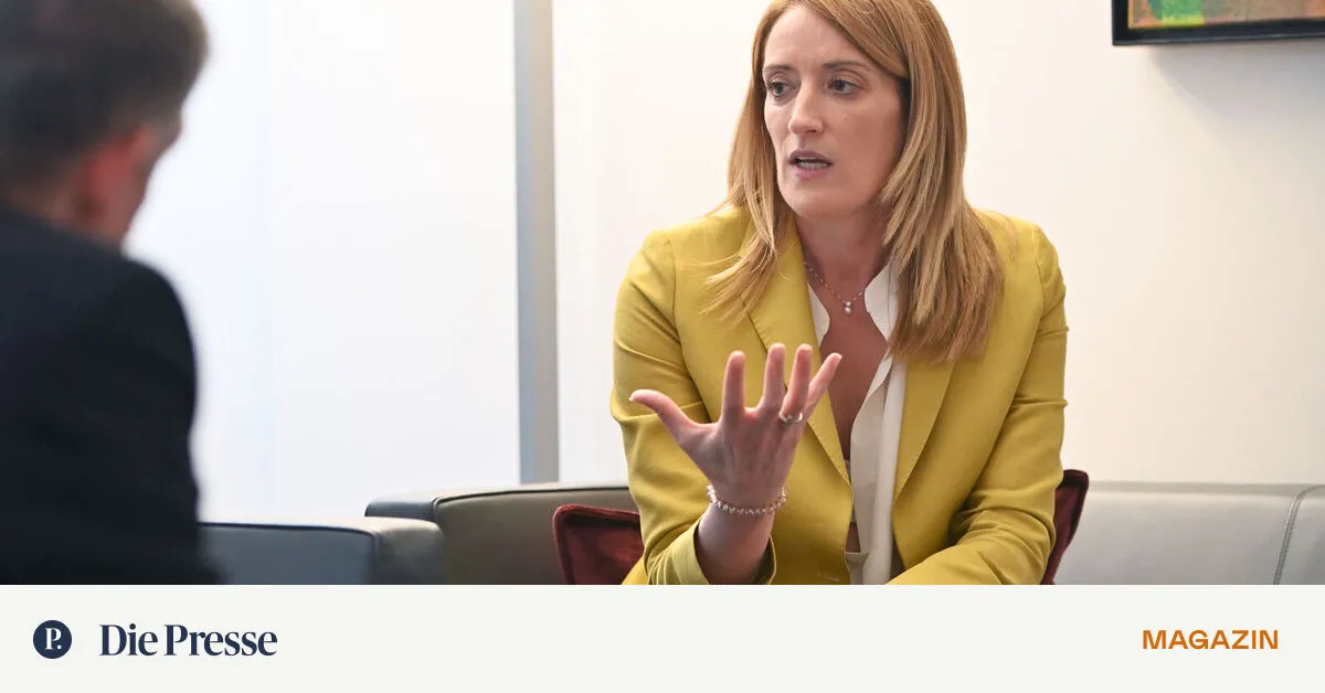 Roberta Metsola „Politische Mitte wichtiger denn je“