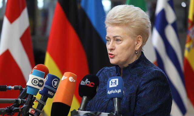 Dalia Grybauskaitė darf nach zwei Amtszeiten nicht mehr antreten.