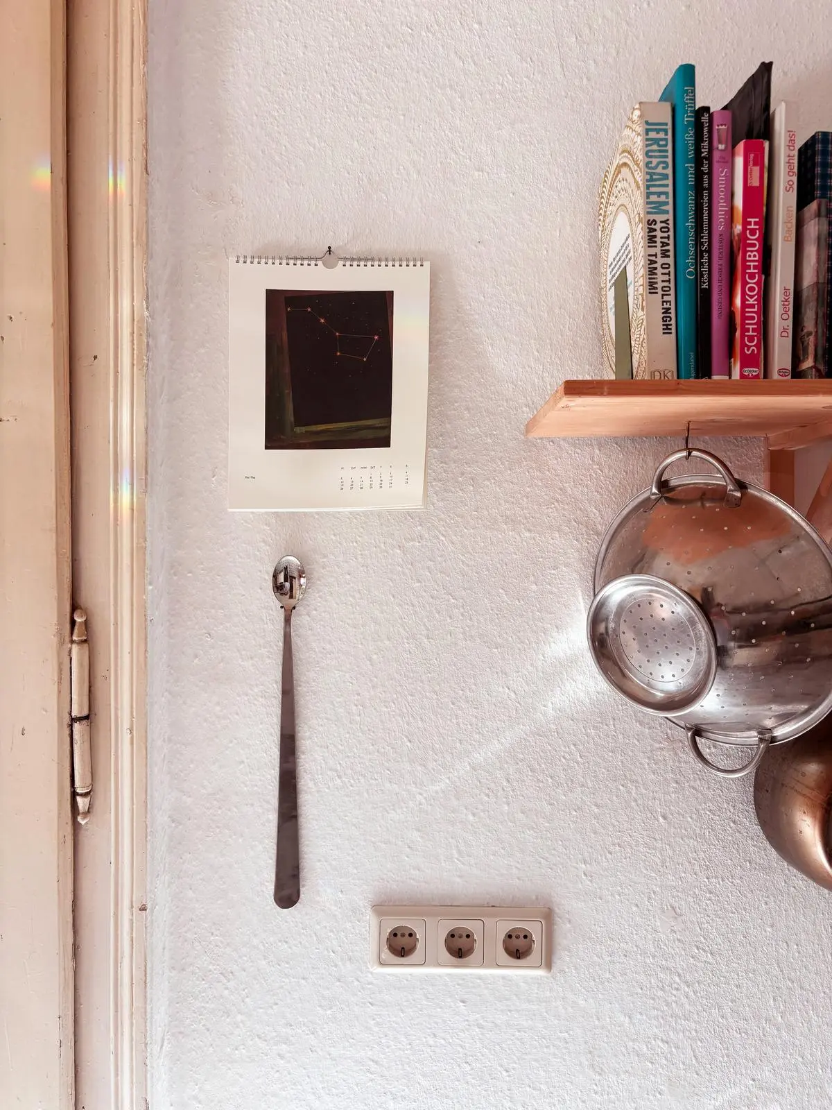 Still life with kitchen detail.