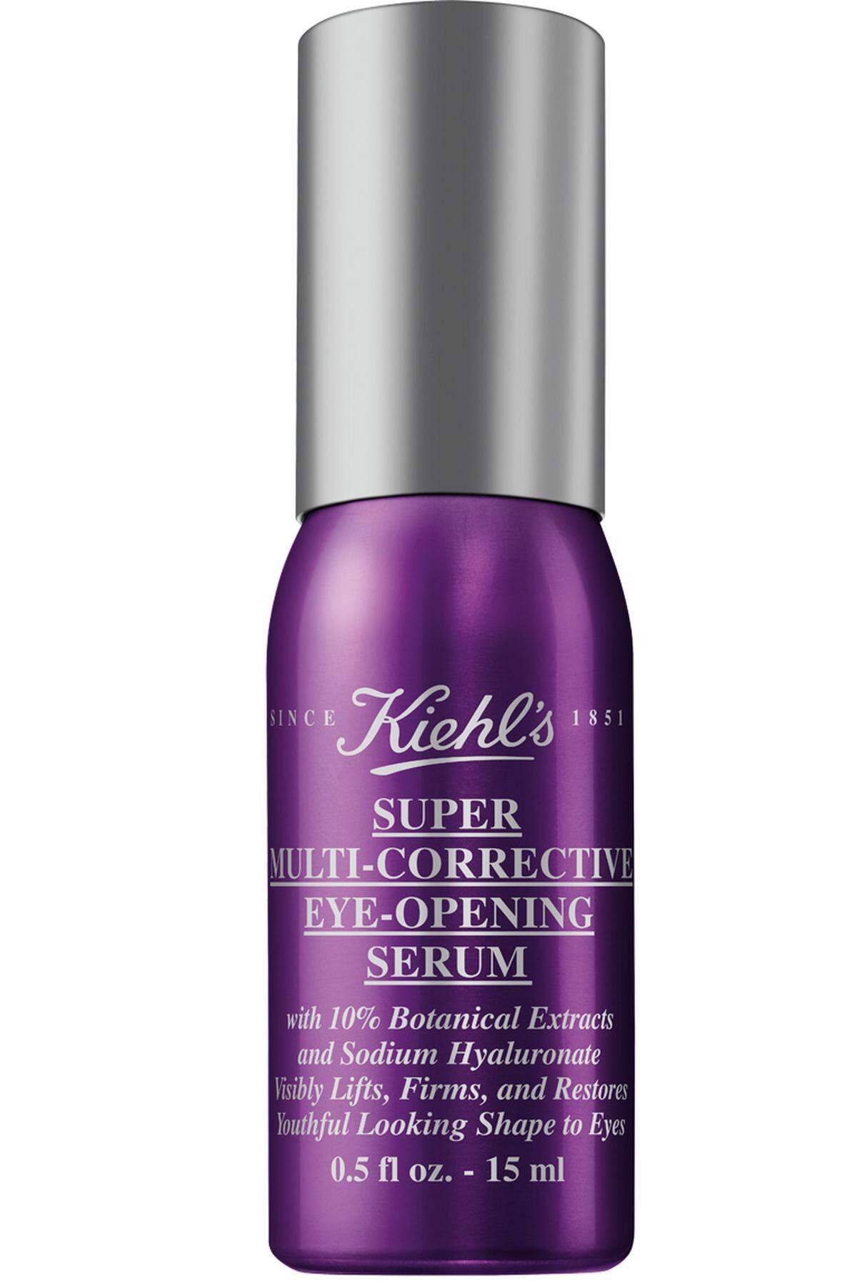 „Super Multi-Corrective Eye-Opening Serum“ von Kiehl’s, 44 Euro, im ausgewählten Drogeriefachhandel erhältlich