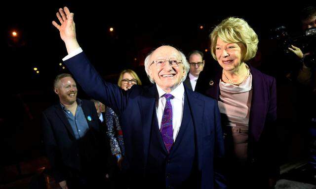 Der irische Präsident Michael D. Higgins ist für eine zweite Amtszeit wiedergewählt worden.