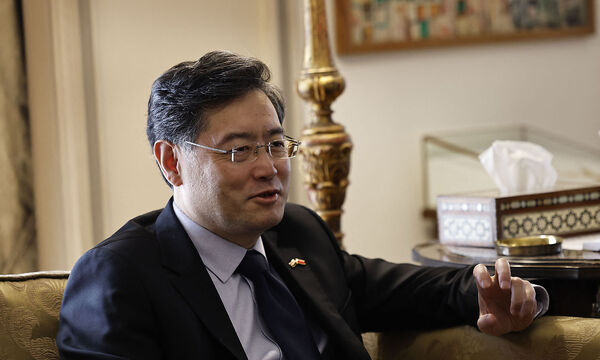 Archivbild vom chinesischen Außenminister Qin Gang, der in der diplomatischen Hierarchie Chinas nicht an oberster Stelle steht.