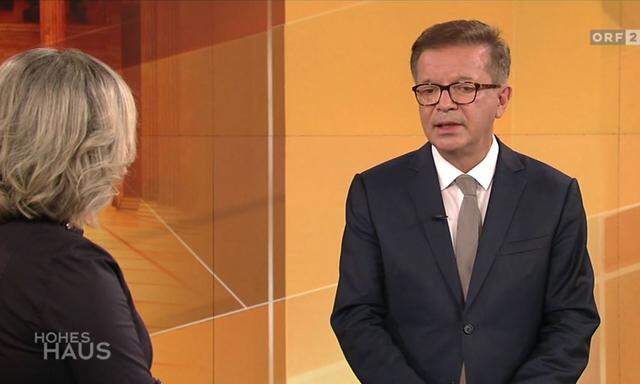 Minister Anschober geht im ORF gegen die Gerüchte vor.
