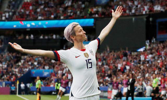 Megan Rapinoe, Amerikas Topstürmerin und Anführerin.