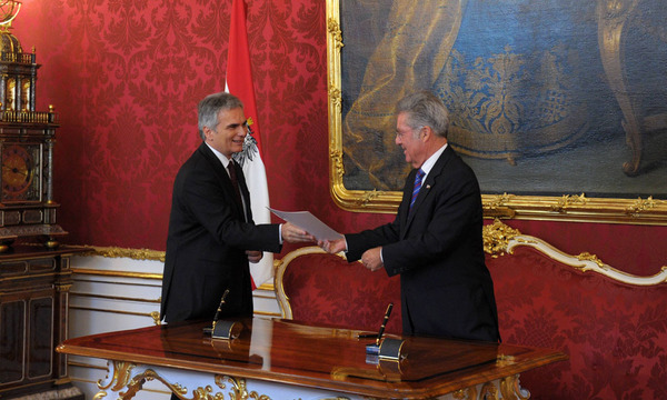 Fischers Brief an SPÖ-Chef Faymann