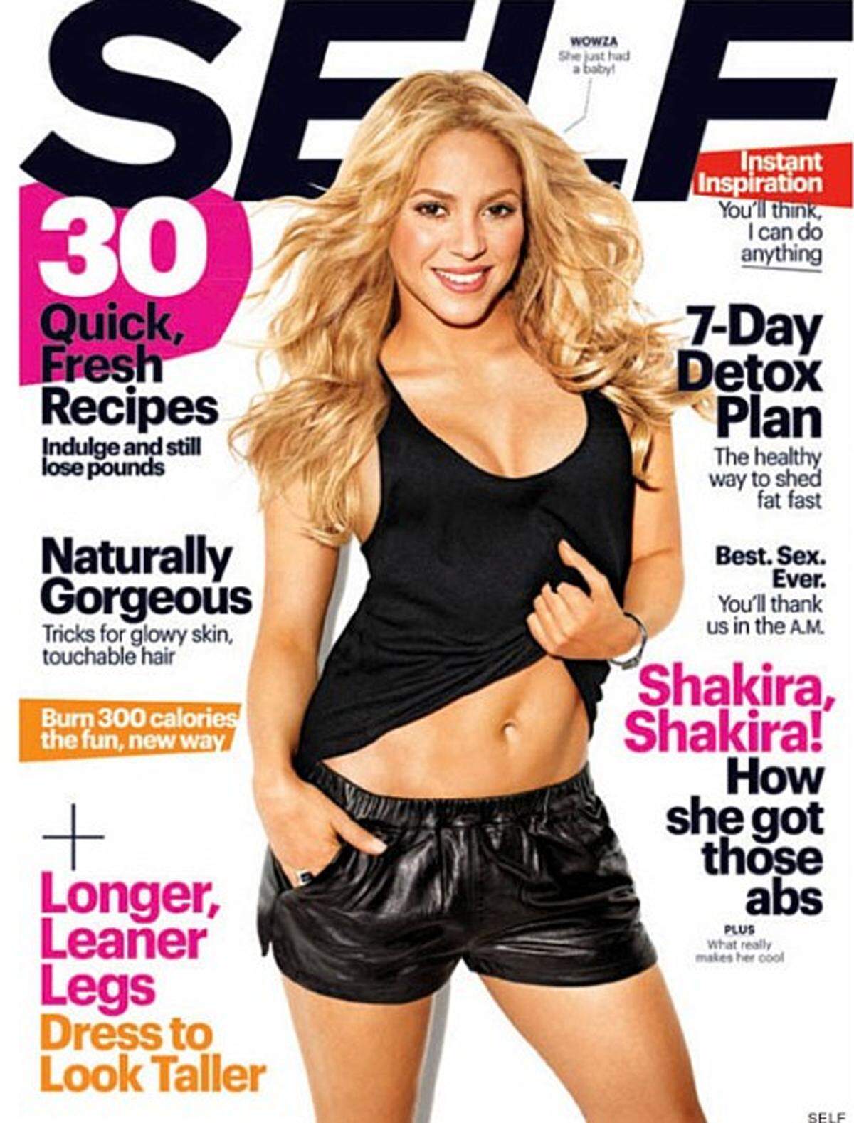 Mit ihren Bauchmuskeln war sie danach wieder auf den Covern der Fitnessmagazine zu sehen.