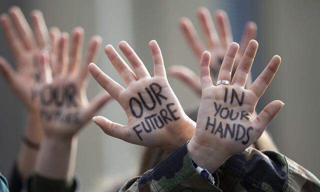Archivbild: Klimaproteste von Schülern in Brüssel