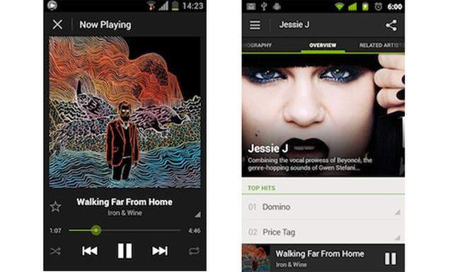Spotify fuer Android kommt